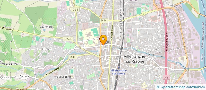 localisation de l'entreprise LE PAUL BERT  VILLEFRANCHE-SUR-SAONE