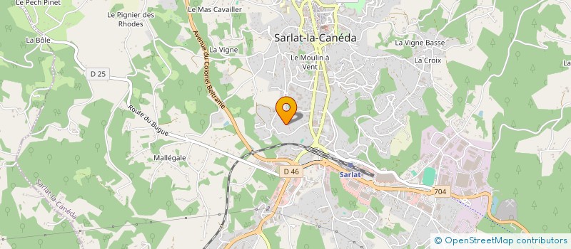 localisation de l'entreprise LE PAULY à SARLAT-LA-CANEDA