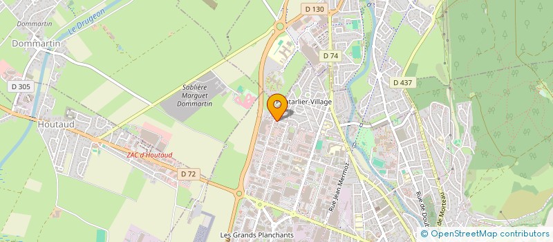 localisation de l'entreprise LE PAUSILIPE  PONTARLIER