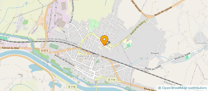 localisation de l'entreprise LE PAUTOCROSS à VALENCE