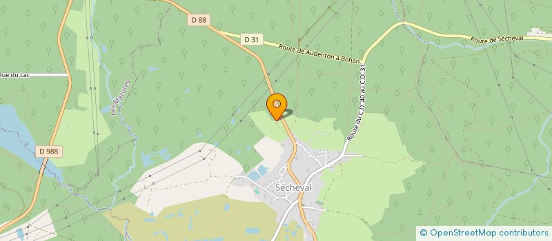 localisation de l'entreprise LE PAVE  L'ECHELLE