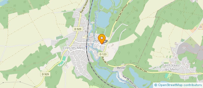 localisation de l'entreprise LE PAVE  MELLO