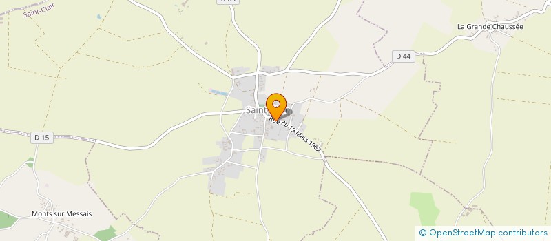 localisation de l'entreprise LE PAVE DE CROIX BENITE  SAINT-CLAIR