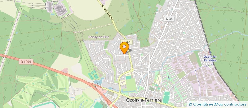 localisation de l'entreprise LE PAVE DE PONTAULT  OZOIR-LA-FERRIERE