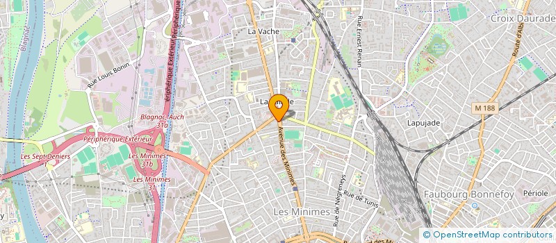 localisation de l'entreprise LE PAVE DES MINIMES à TOULOUSE