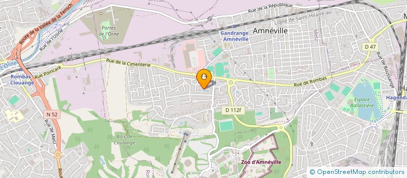 localisation de l'entreprise LE PAVE DES THERMES  AMNEVILLE