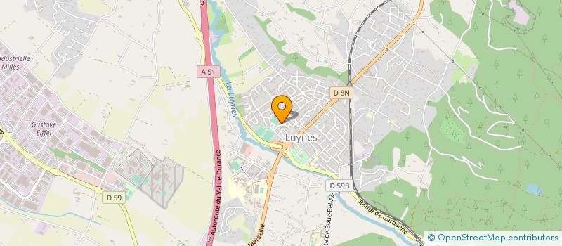 localisation de l'entreprise LE PAVE LYCEEN à AIX-EN-PROVENCE