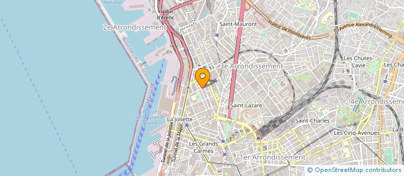 localisation de l'entreprise LE PAVE PUB à MARSEILLE