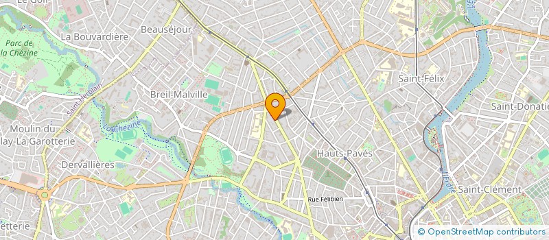 localisation de l'entreprise LE PAVILLON  NANTES
