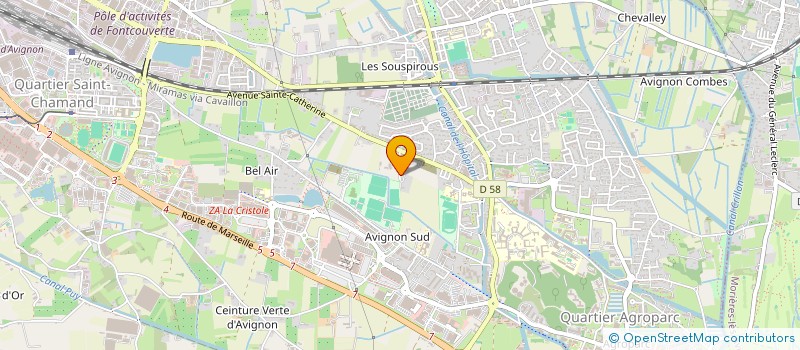 localisation de l'entreprise LE PAVILLON  AVIGNON