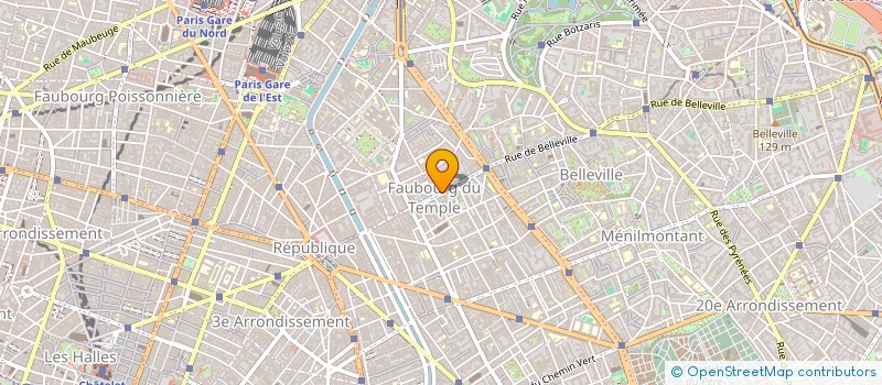 localisation de l'entreprise LE PAVILLON à PARIS 10