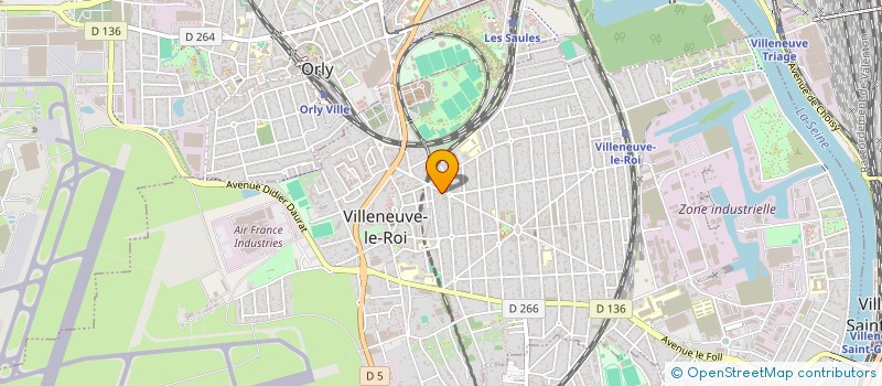 localisation de l'entreprise LE PAVILLON BLEU à VILLENEUVE-LE-ROI