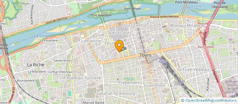 localisation de l'entreprise LE PAVILLON C.O.  TOURS