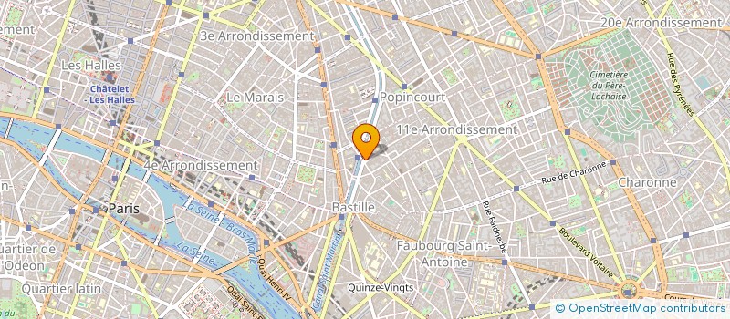 localisation de l'entreprise LE PAVILLON D'AUBERVILLIERS  PARIS