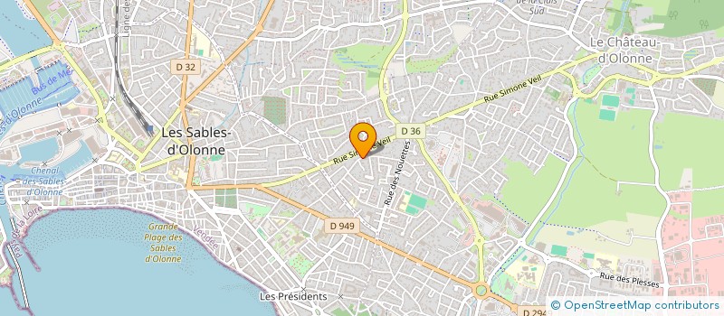 localisation de l'entreprise LE PAVILLON DE LA PLAINE à BREM-SUR-MER
