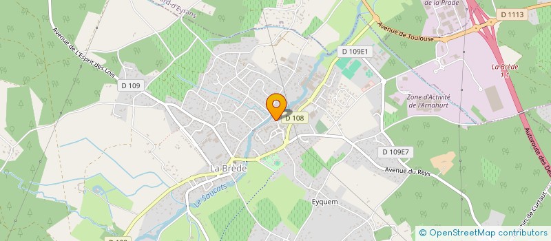localisation de l'entreprise LE PAVILLON DE MONS à LA BREDE