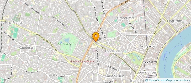 localisation de l'entreprise LE PAVILLON DES BOULEVARDS  BORDEAUX