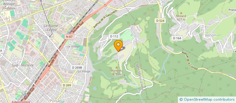 localisation de l'entreprise LE PAVILLON DU LAC  SAINT-MARTIN-D'HERES