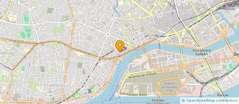 localisation de l'entreprise LE PAVILLON MADELEINE LILAS à NANTES