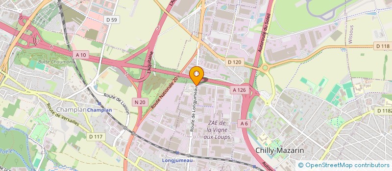 localisation de l'entreprise LE PAVILLON MAZARIN  CHILLY-MAZARIN