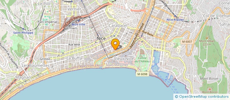 localisation de l'entreprise LE PAVILLON MUSICAL à NICE
