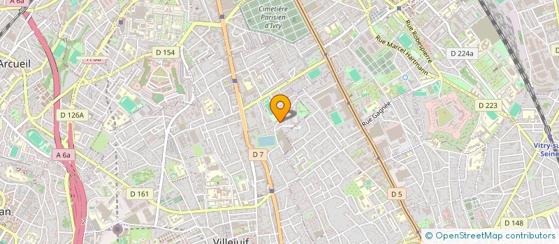 localisation de l'entreprise LE PAVILLON NORMAND  L'HAY-LES-ROSES