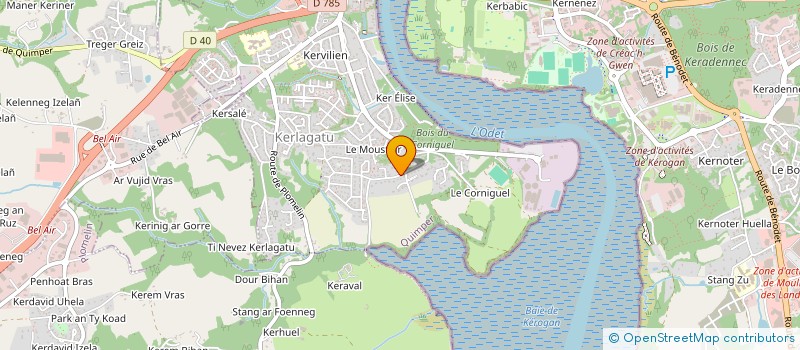 localisation de l'entreprise LE PAVOIS CRINOLO à QUIMPER