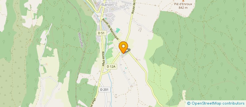 localisation de l'entreprise LE PAYS BLEU  BANON