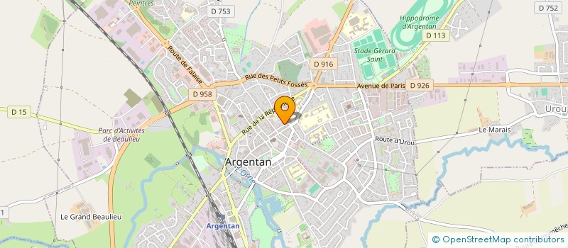 localisation de l'entreprise LE PAYS D'ARGENTAN à ARGENTAN