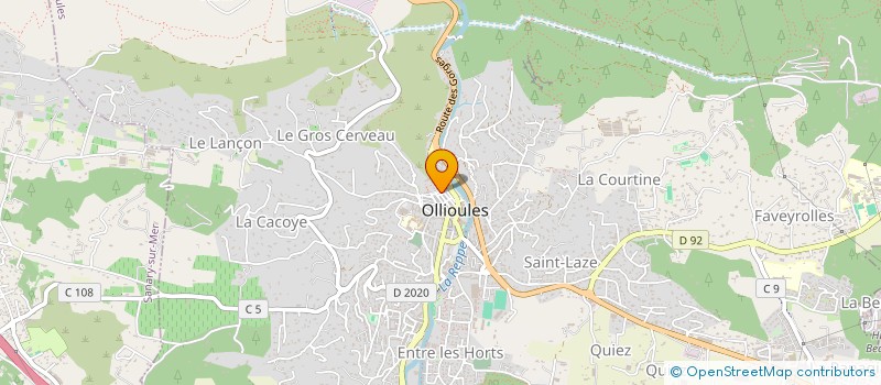 localisation de l'entreprise LE PAYS DE TSIN à OLLIOULES