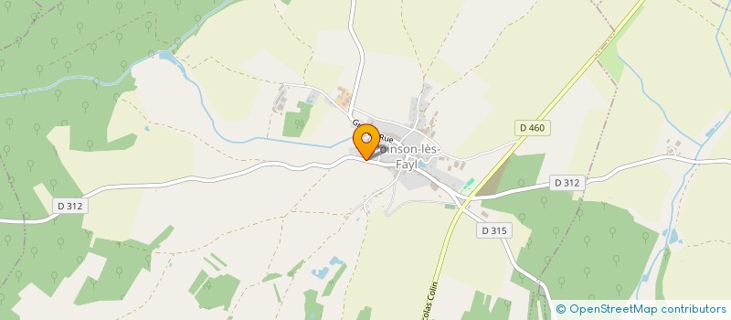 localisation de l'entreprise LE PAYS PLUME à POINSON-LES-FAYL