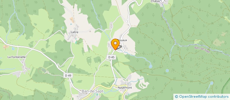 localisation de l'entreprise LE PAYSAGE SAPTESIEN  BAN-DE-SAPT