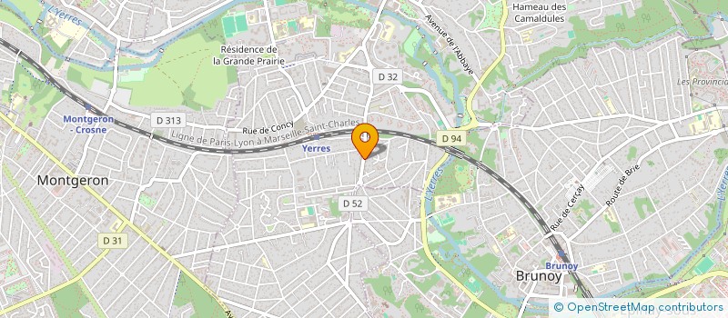 localisation de l'entreprise LE PEARL à YERRES