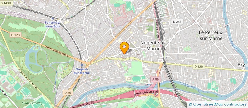 localisation de l'entreprise LE PECH'E  NOGENT-SUR-MARNE