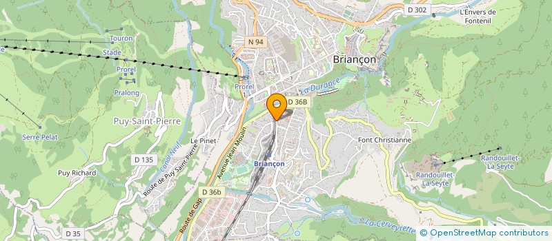localisation de l'entreprise LE PECHE GOURMAND à BRIANCON