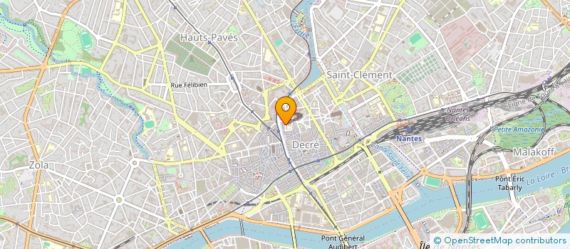 localisation de l'entreprise LE PECHE GOURMAND à NANTES