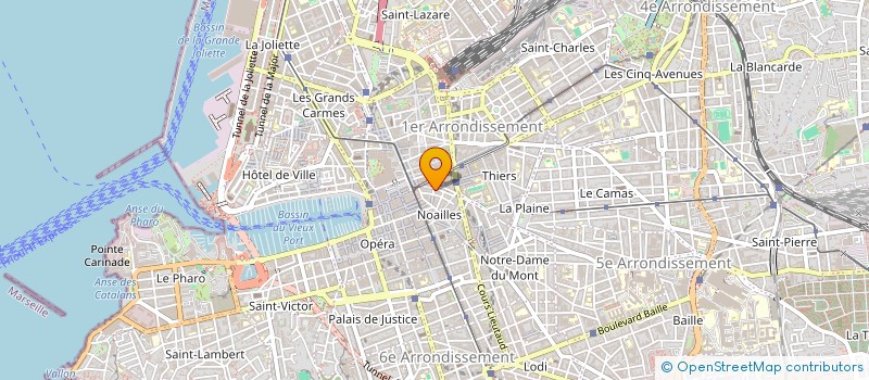 localisation de l'entreprise LE PECHEUR DES CAPUCINS à MARSEILLE