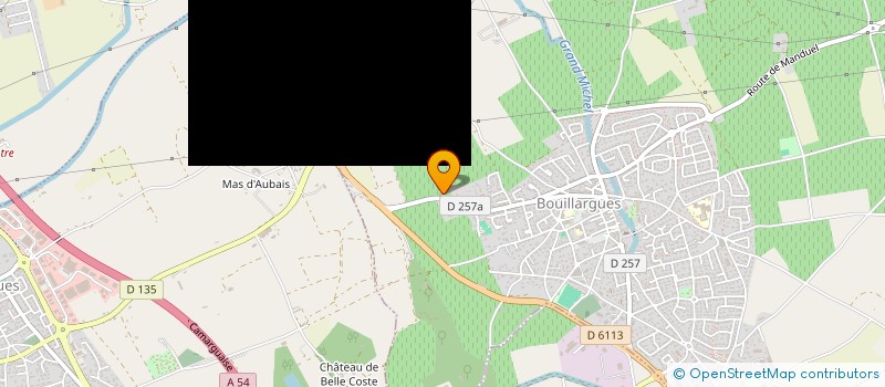 localisation de l'entreprise LE PECHEUR GARDOIS  BOUILLARGUES