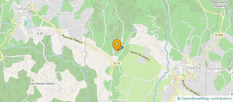 localisation de l'entreprise LE PEGASE  FAYENCE