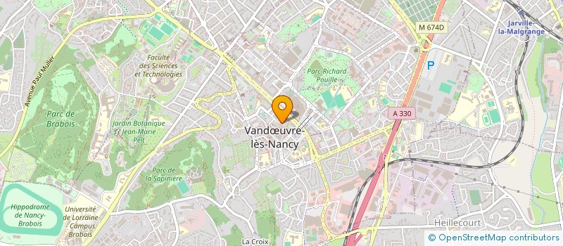 localisation de l'entreprise LE PEGASE  VANDUVRE-LES-NANCY