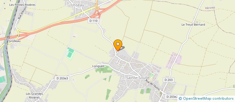 localisation de l'entreprise LE PEIGNE EN FOLIE  SAINT-CHRISTOPHE