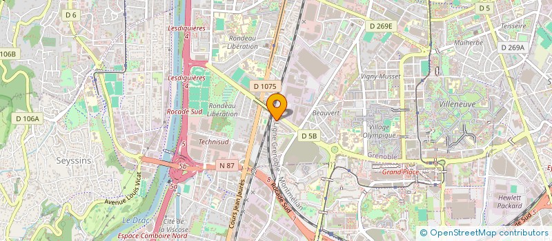 localisation de l'entreprise LE PEINTRE ISEROIS  GRENOBLE