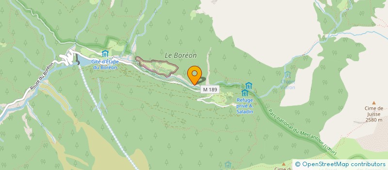 localisation de l'entreprise LE PELAGO  SAINT-MARTIN-VESUBIE