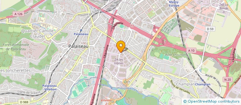 localisation de l'entreprise LE PELAVE à PALAISEAU