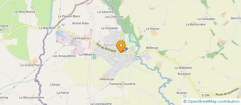 localisation de l'entreprise LE PELERIN  LA PELLERINE