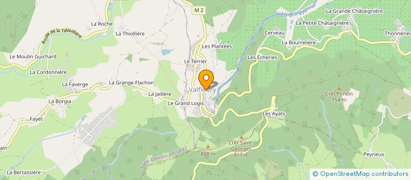 localisation de l'entreprise LE PELERIN D'OR  VALFLEURY