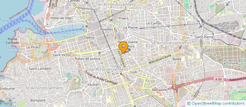localisation de l'entreprise LE PELICAN à MARSEILLE