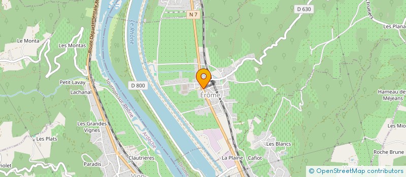 localisation de l'entreprise LE PELICAN  GERVANS