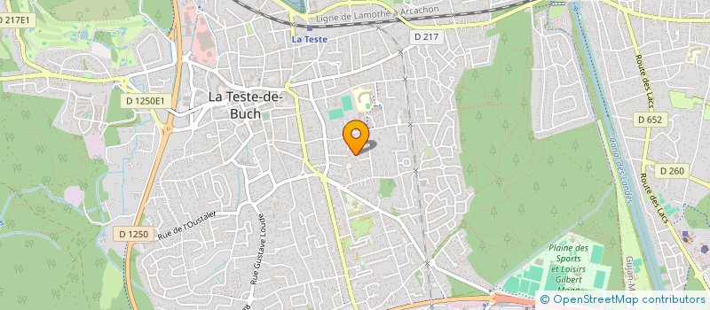 localisation de l'entreprise LE PELICAN à LA TESTE-DE-BUCH