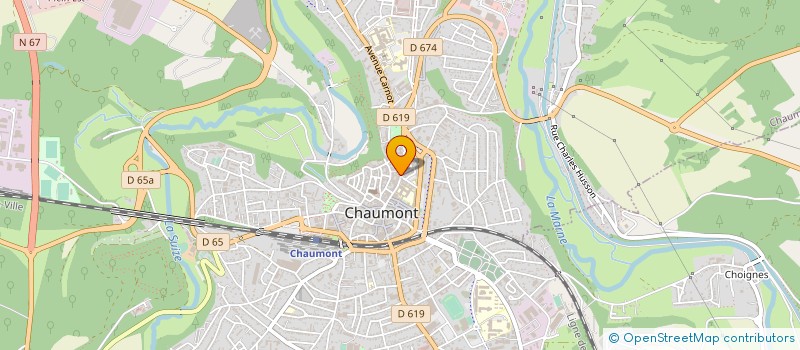 localisation de l'entreprise LE PELICAN à CHAUMONT